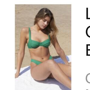 La Hearts Emerald Bikini Set